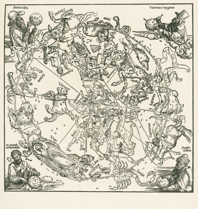The Northern Hemisphere of the Celestial Globe by Albrecht Dürer or Duerer