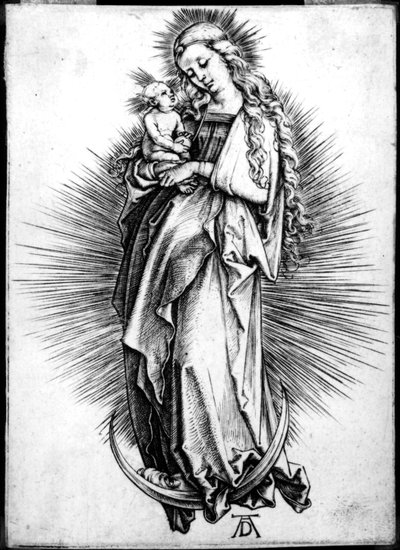 The Virgin and Child on a Crescent by Albrecht Dürer