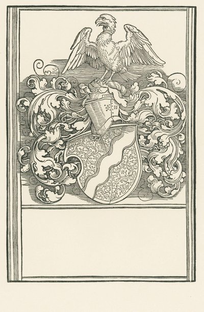 The coat of arms of Michael Behaim, c.1518-20 by Albrecht Dürer or Duerer