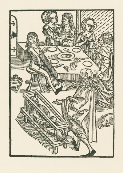 The joys of the world and the warning of death by Albrecht Dürer or Duerer