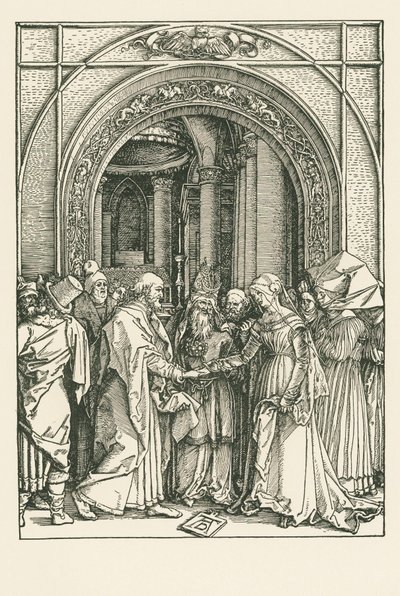The Marriage of the Virgin by Albrecht Dürer or Duerer
