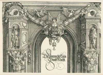 Triumphal Arch for Emperor Maximilian I by Albrecht Dürer or Duerer