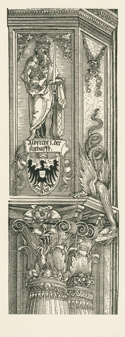 Triumphal Arch for Emperor Maximilian I by Albrecht Dürer or Duerer