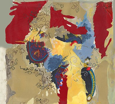 Vibrant Abstract Collage by Alejandra Winkhaus