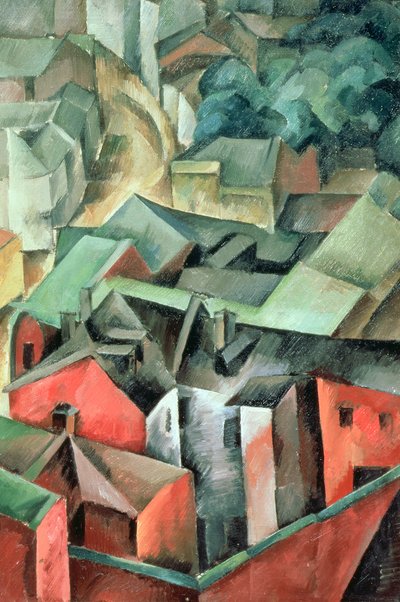 Landscape by Aleksandr Aleksandrovich Osmerkin