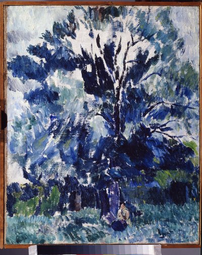 Landscape. Under the Tree by Aleksandr Davidovic Drevin