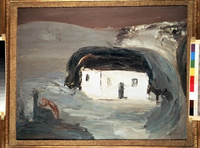 Landscape with a White House by Aleksandr Davidovic Drevin