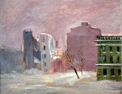 Blockaded Landscape by Aleksandr Isaakovich Rusakov