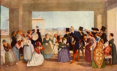 October Celebration in Rome by Aleksandr Ivanov