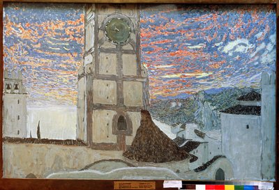 Sicilian Village, Stage Design for Dom Juan by Molière, 1910 by Aleksandr Jakovlevic Golovin