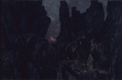Stage Design for the Opera Carmen by G. Bizet, 1908 by Aleksandr Jakovlevic Golovin