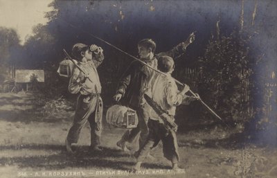 Enemies of Birds, 1887 by Aleksei Ivanovich Korzukhin