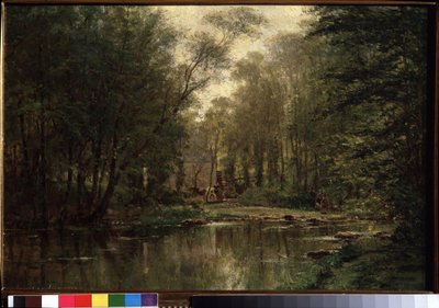 Landscape of La Veules in Normandy by Aleksei Petrovich Bogolyubov