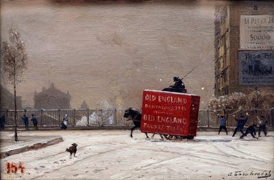 Winter in Paris by Aleksei Petrovich Bogolyubov