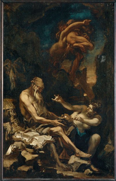The Temptation of Saint Anthony the Great by Alessandro (style of) Magnasco