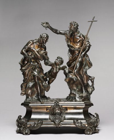 Baptism of Christ, designed 1645-46, probably made 1650-55 by Alessandro Algardi