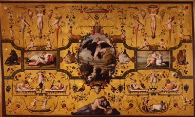 Spalliera with the Loves of Jupiter, 1572 by Alessandro Allori