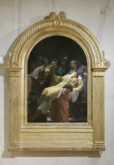 Transport of Saint Stephen by Alessandro Franchi
