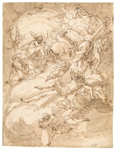 Apollo in His Chariot by Alessandro Gherardini
