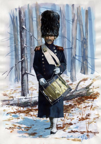 Soldier of the Great Napoleonic Army, Drum of the Grenadiers by Alessandro Lonati