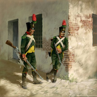 First Empire: Light Infantry Hunters, Army of Italy by Alessandro Lonati