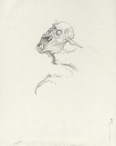 Chupacabra, South American Vampire by Alessandro Lonati