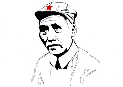 Portrait of Mao Zedong by Alessandro Lonati