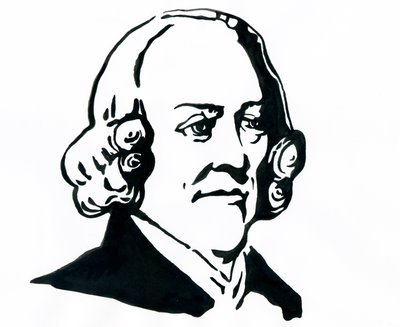 Portrait of Adam Smith by Alessandro Lonati