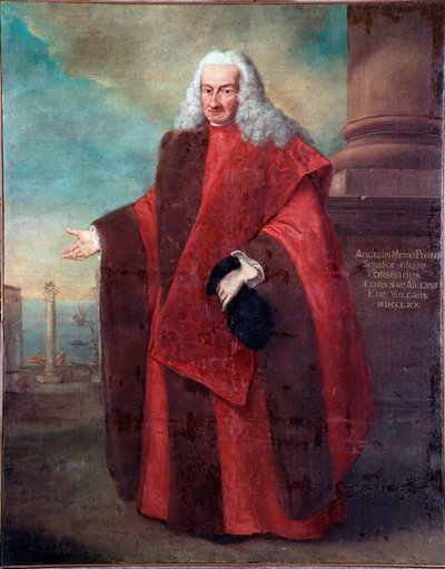 Portrait of the Senator of the Republic of Venice Angelo Memmo I by Alessandro Longhi
