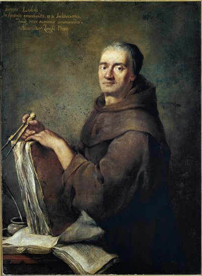 Portrait of the architectural theorist Carlo Lodoli by Alessandro Longhi