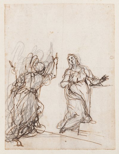 The Annunciation, early 17th century by Alessandro Maganza