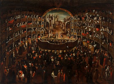 The Theatre, with a Scene from the Opera 