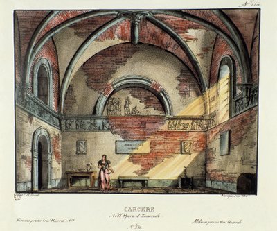 Prison Cell. Scenography for the Opera 