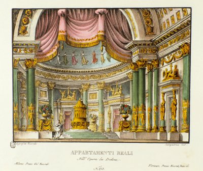 View of the Royal Palace of the Queen of Carthage Didon by Alessandro Sanquirico