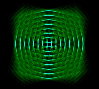 Optical Geometric in Green by Alex Caminker