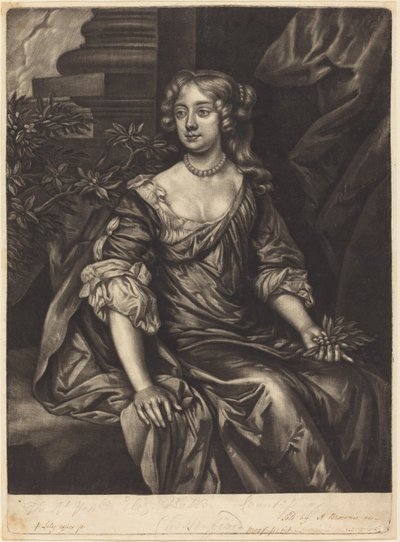 The Right Honorable Lady Elizabeth Butler, Countess of Chesterfield by Alexander Browne after Sir Peter Lely