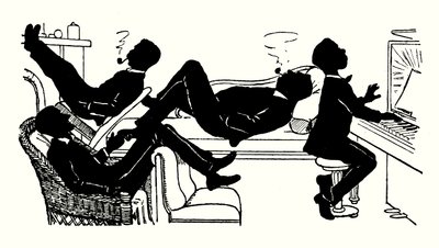 Illustration for We Three and Troddles by Alexander Carruthers Gould