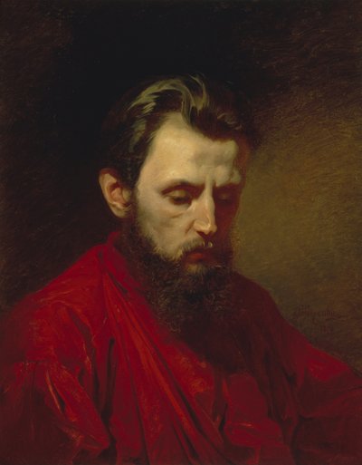 Portrait of the Painter Vyacheslav Grigoryevich Schwarz, 1838-1869, 1870 by Alexander Dmitrievich Litovchenko