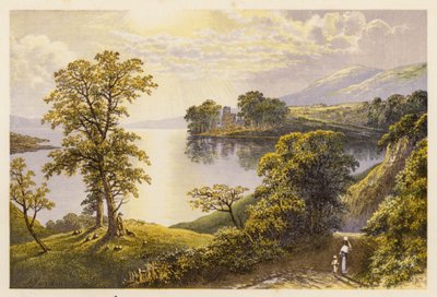 Scottish Loch Scenery: Lochmaben by Alexander Francis (after) Lydon