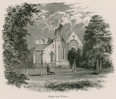 Dryburgh Abbey, From the North by Alexander Francis Lydon