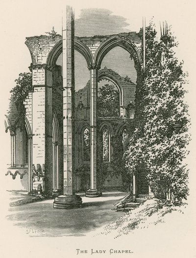 Fountains Abbey, The Lady Chapel by Alexander Francis Lydon