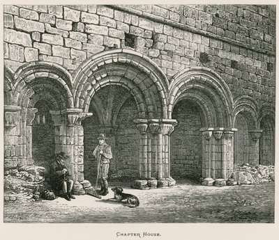 Kirkstall Abbey, Chapter House by Alexander Francis Lydon
