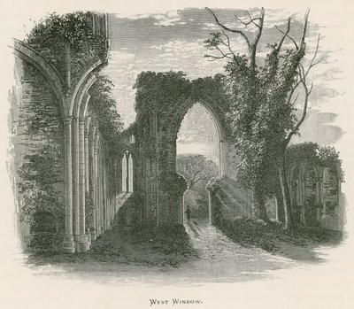 Netley Abbey, West Window by Alexander Francis Lydon