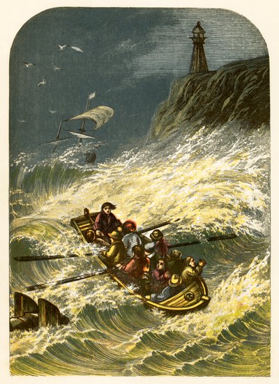 Robinson Crusoe Leaves Home and is Shipwrecked by Alexander Francis Lydon