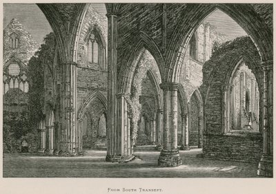 Tintern Abbey, From South Transept by Alexander Francis Lydon