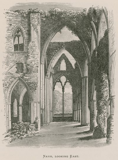 Tintern Abbey, Nave, Looking East by Alexander Francis Lydon
