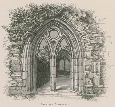 Tintern Abbey, Sacristy Doorway by Alexander Francis Lydon