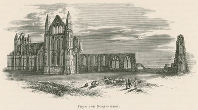 Whitby Abbey, From the North-west by Alexander Francis Lydon
