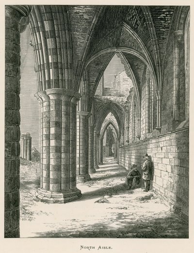 Whitby Abbey, North Aisle by Alexander Francis Lydon