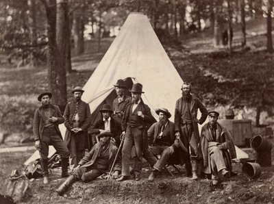Group of Guides for the Army of the Potomac by Alexander Gardner